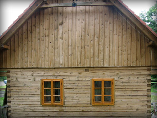 7. Dřevěné fasády
