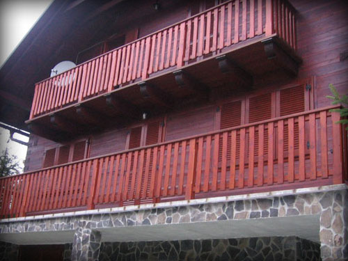 8. Dřevěná schodiště a zábradlí